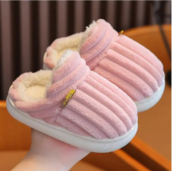 Non-Slip Thick-Soled Warm Cotton Slippers