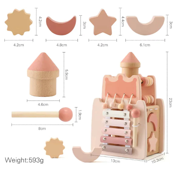 Montessori Dream Castle Blocks – (Pink Edition)