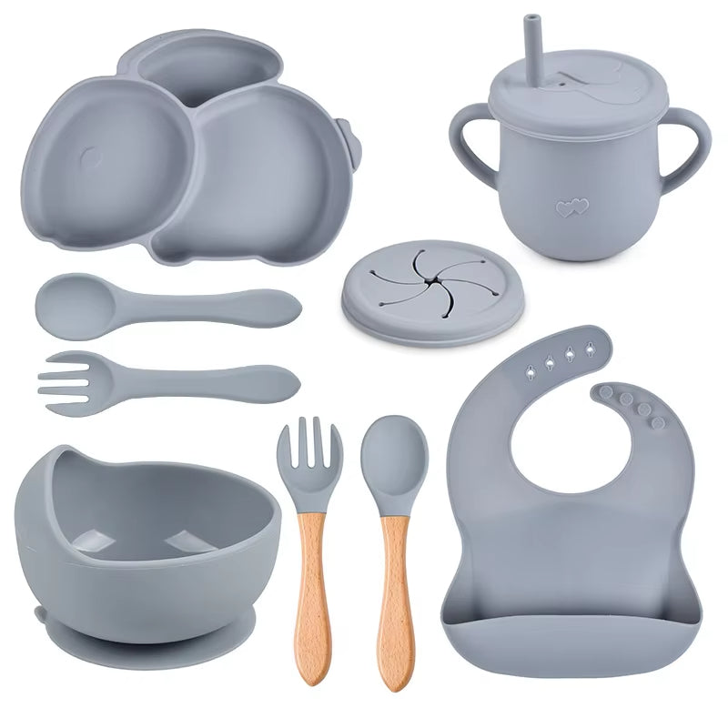 Baby Silicone Feeding Set