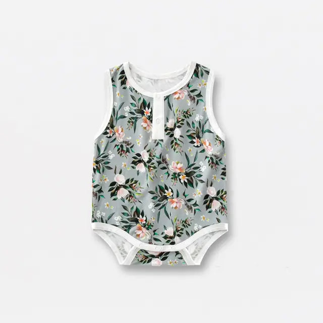 EcoBabe Bamboo Zipper Romper