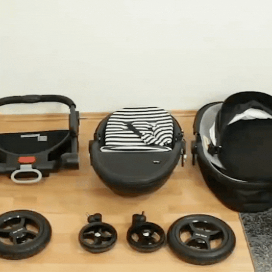 Luxury Fold Convertible Stroller 3 in 1