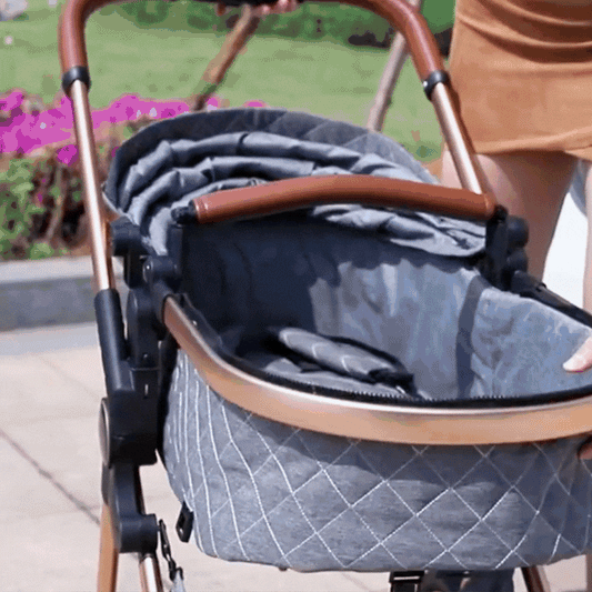 Stylish High View Stroller Lightweight Folding