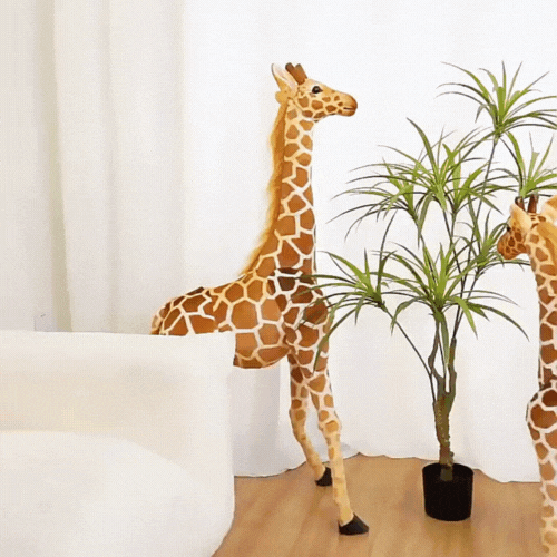 Huge Realistic Giraffe Plush Toy