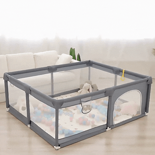Safe Crawl Indoor Play Fence & Baby Mat