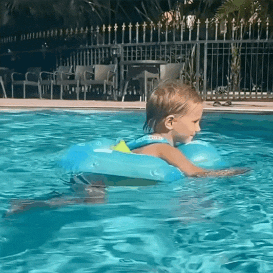 Baby Swimming Float With Sun Canopy
