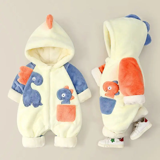 CuddleCozy Plush Winter Romper