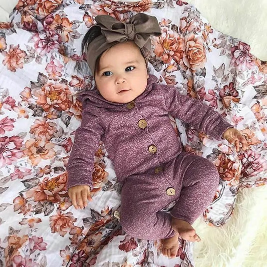 Cozy Toddler Hoodie Romper