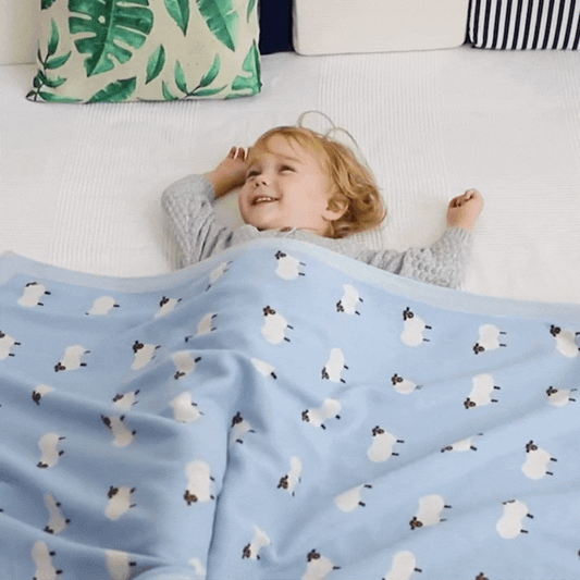 Baby Sheepskin Blanket and Windproof Cover