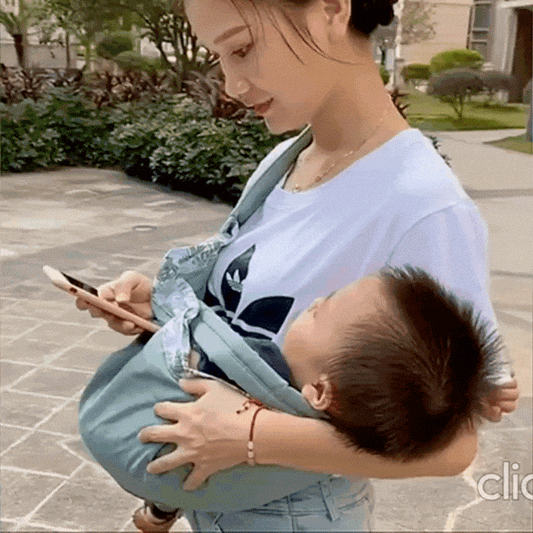 Horizontal Baby Carrier with Waist Stool