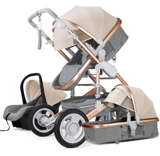 Sit & Recline Luxury Comfort Stroller